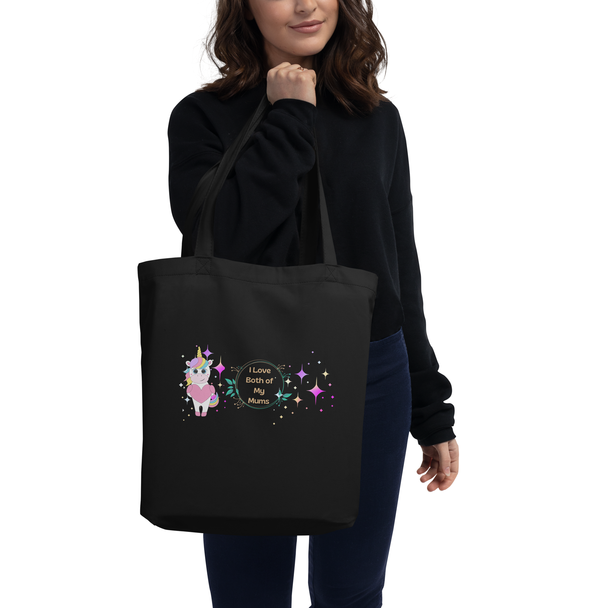 Eco Tote Bag – “Call Me They/Them” Pronoun Print | Organic Cotton Reusable Bag | Voce Lindx
