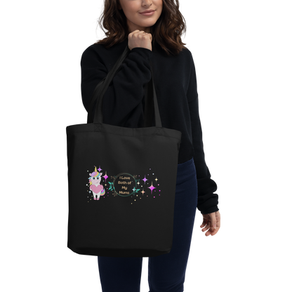 Eco Tote Bag – “Call Me They/Them” Pronoun Print | Organic Cotton Reusable Bag | Voce Lindx