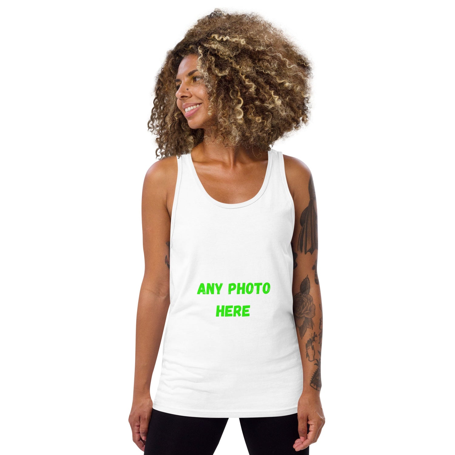 VOCE LINDX Short Sleeve T‑Shirt – Upload Your Photo or Image – 100 % Cotton Jersey, Personalised &amp; Comfortable