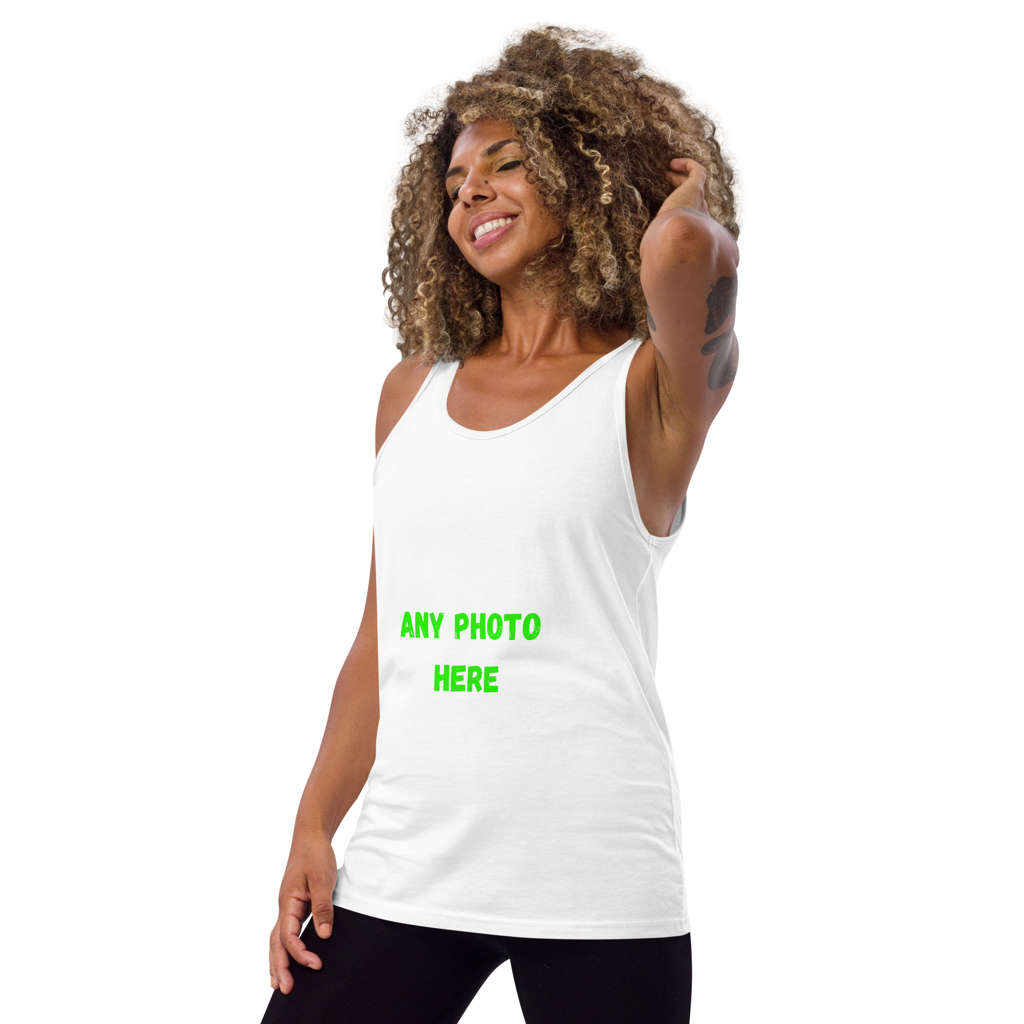 VOCE LINDX Short Sleeve T‑Shirt – Upload Your Photo or Image – 100 % Cotton Jersey, Personalised &amp; Comfortable