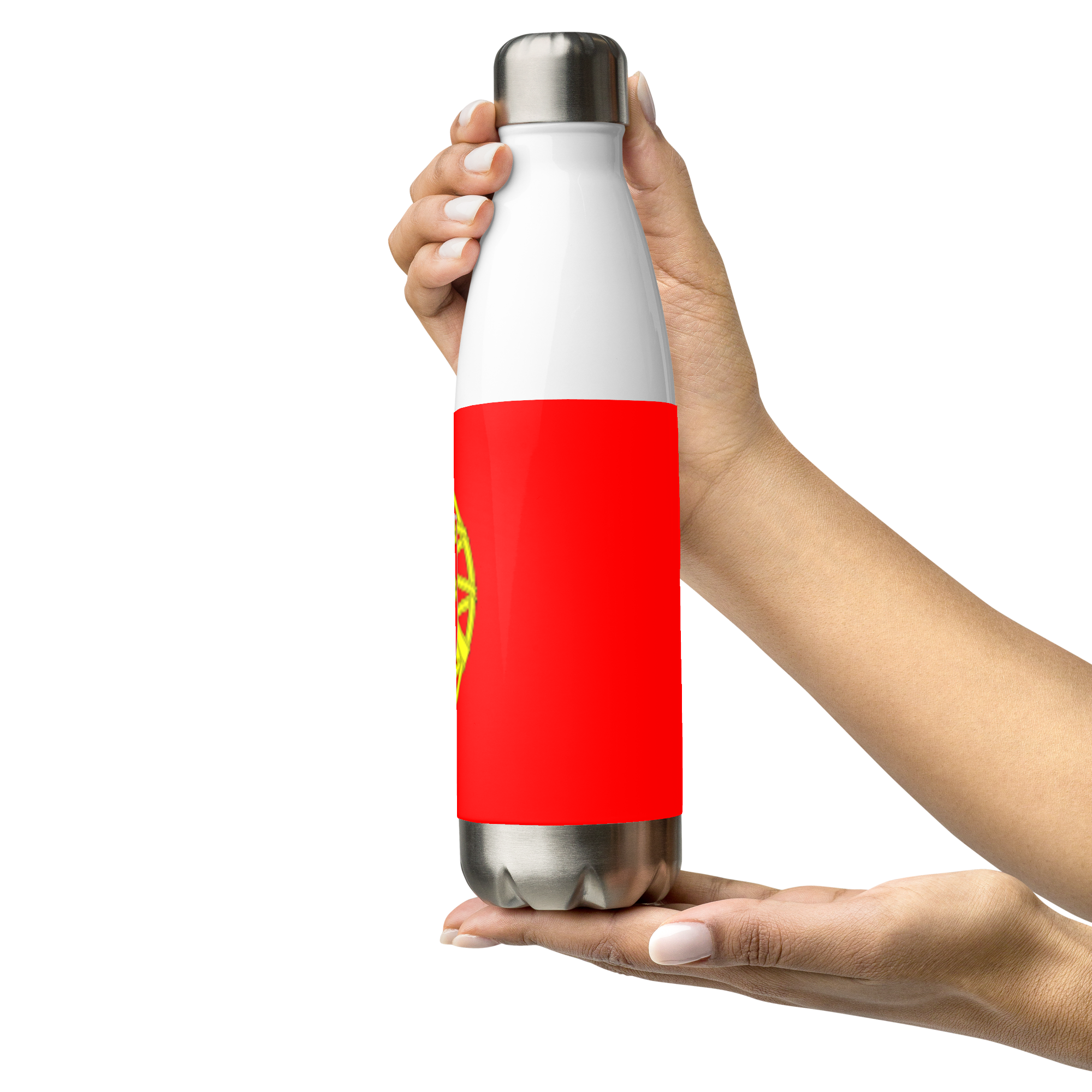 VOCE LINDX Portugal Flag Stainless Steel Water Bottle – 500ml Vacuum-Insulated, Leak-Proof, BPA-Free Flask