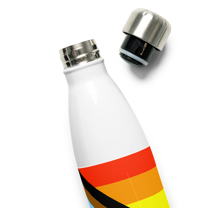 Intersex-Inclusive Pride Flag Stainless Steel Water Bottle – 500ml Reusable BPA-Free Insulated Flask | LGBTQIA+ Equality Design