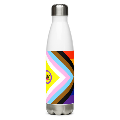 VOCE LINDX Intersex-Inclusive Nonbinary “Gender Is Over” Stainless Steel Water Bottle – 500 ml Vacuum Flask, Leak‑Proof