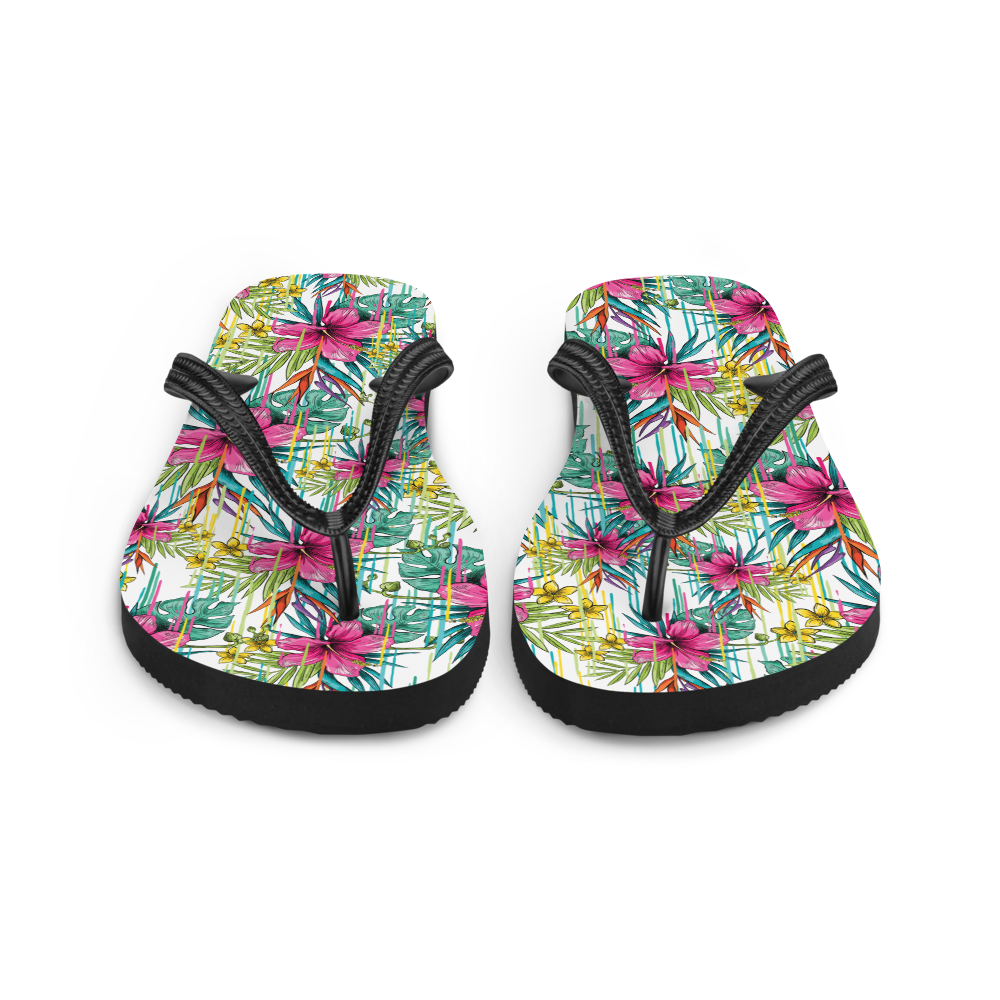 VOCE LINDX Pink Flower Flip Flops – Floral Design, Cushioned Sole &amp; Non-slip Grip – Lightweight Summer Footwear