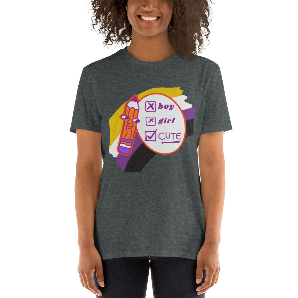 Short Sleeve T-Shirt – Diverse Identity | Inclusive Gender-Neutral Pride Top