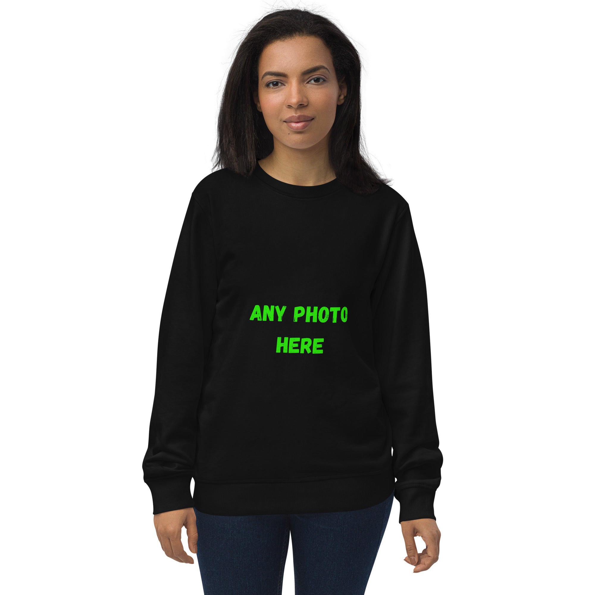 VOCE LINDX Organic Cotton Sweatshirt – Mid‑Weight Relaxed Fit, Crew Neck, Sustainable &amp; Inclusive