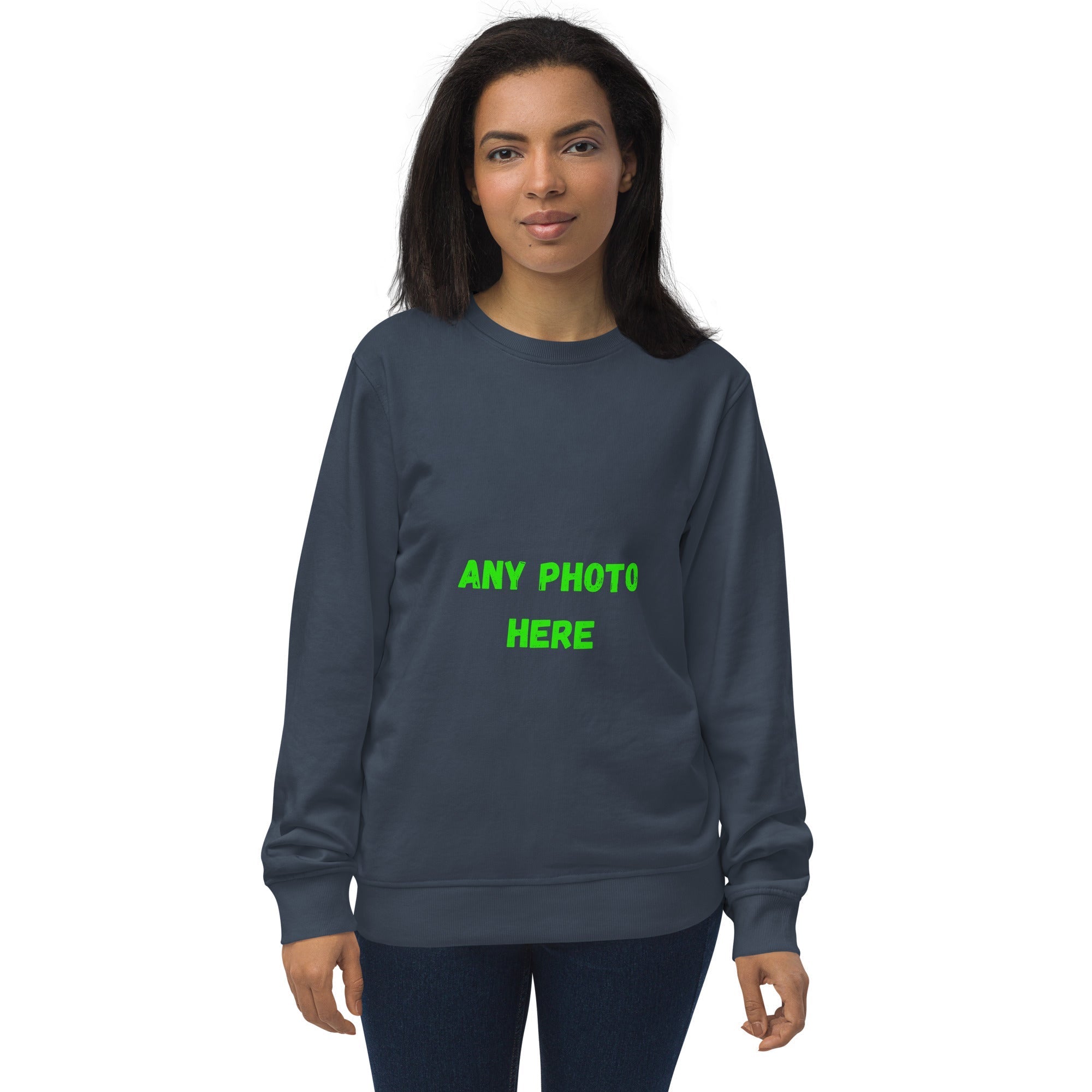 VOCE LINDX Organic Cotton Sweatshirt – Mid‑Weight Relaxed Fit, Crew Neck, Sustainable &amp; Inclusive