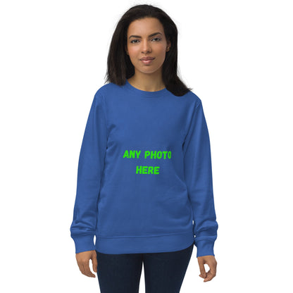 VOCE LINDX Organic Cotton Sweatshirt – Mid‑Weight Relaxed Fit, Crew Neck, Sustainable &amp; Inclusive