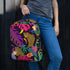 Jaguar & Botanical Backpack - all-over print rucksack, side view