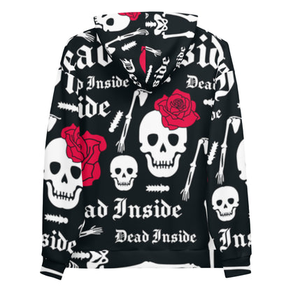 Skull &amp; Flowers Hoodie – “They” Identity Design | Bold &amp; Inclusive