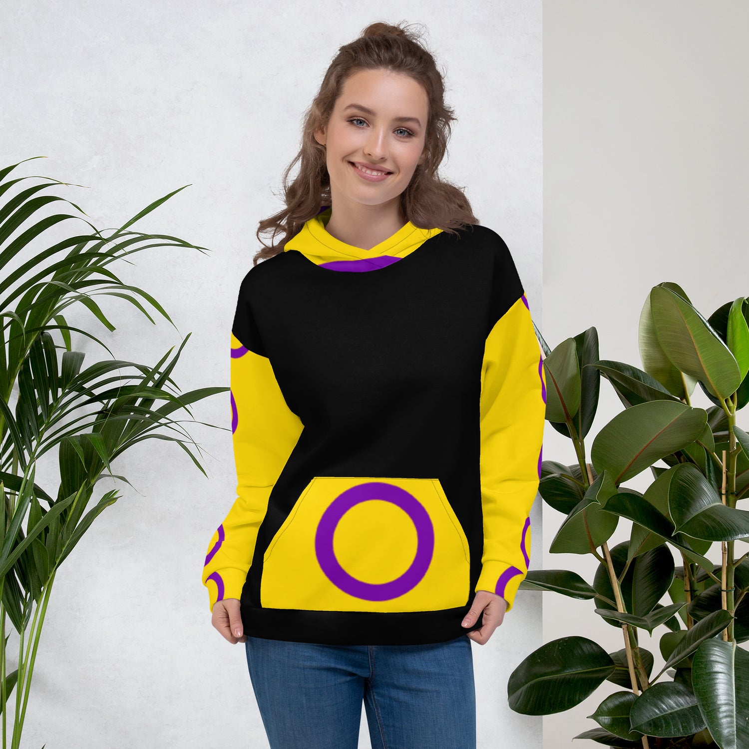 Intersex Pride Flag Hoodie – Bold, Inclusive &amp; Comfortable