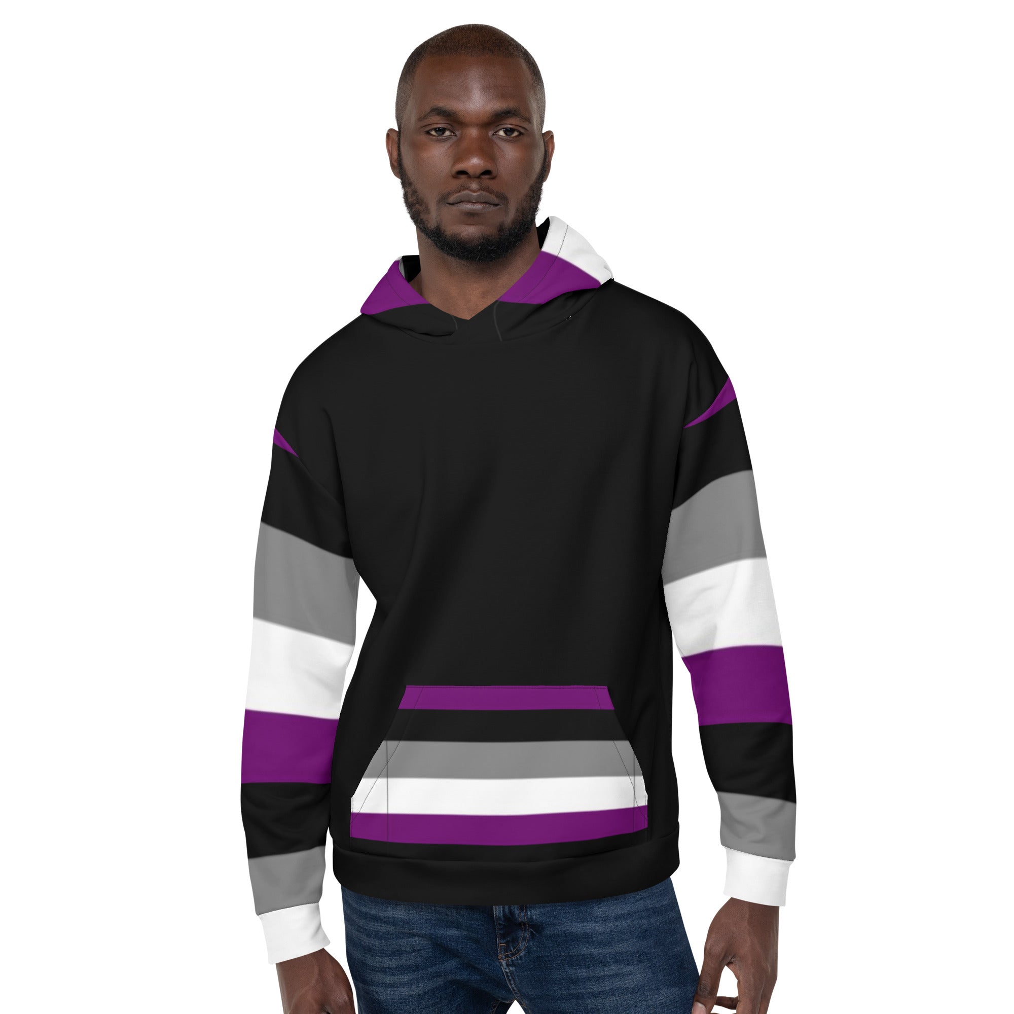 Asexual Pride Flag Hoodie – Comfortable, Empowering &amp; Authentic Style