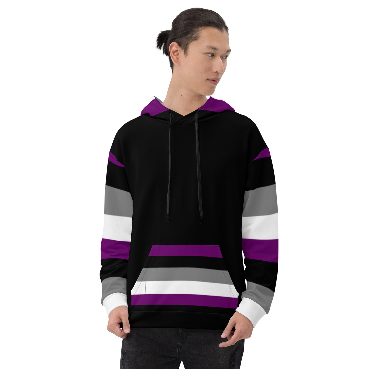 Asexual Pride Flag Hoodie – Comfortable, Empowering &amp; Authentic Style