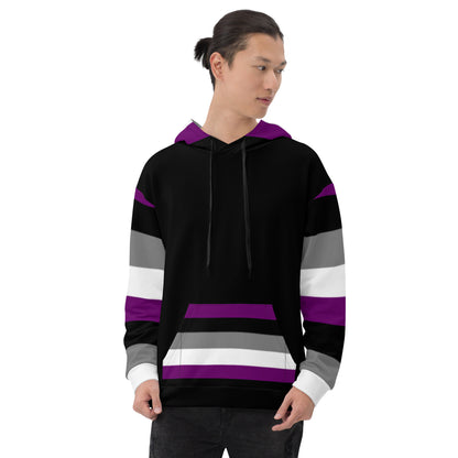 Asexual Pride Flag Hoodie – Comfortable, Empowering &amp; Authentic Style