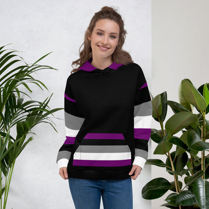 Asexual Pride Flag Hoodie – Comfortable, Empowering &amp; Authentic Style