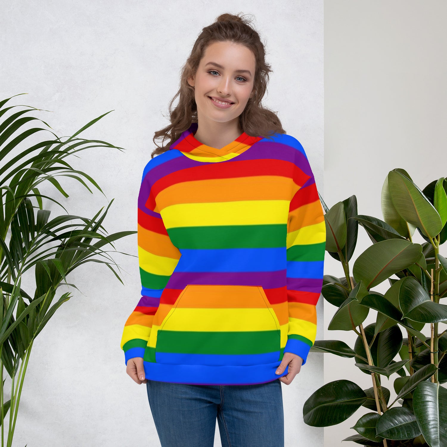 LGBTQ+ Rainbow Pride Flag Hoodie – Colourful, Inclusive &amp; Comfortable Statement Wear