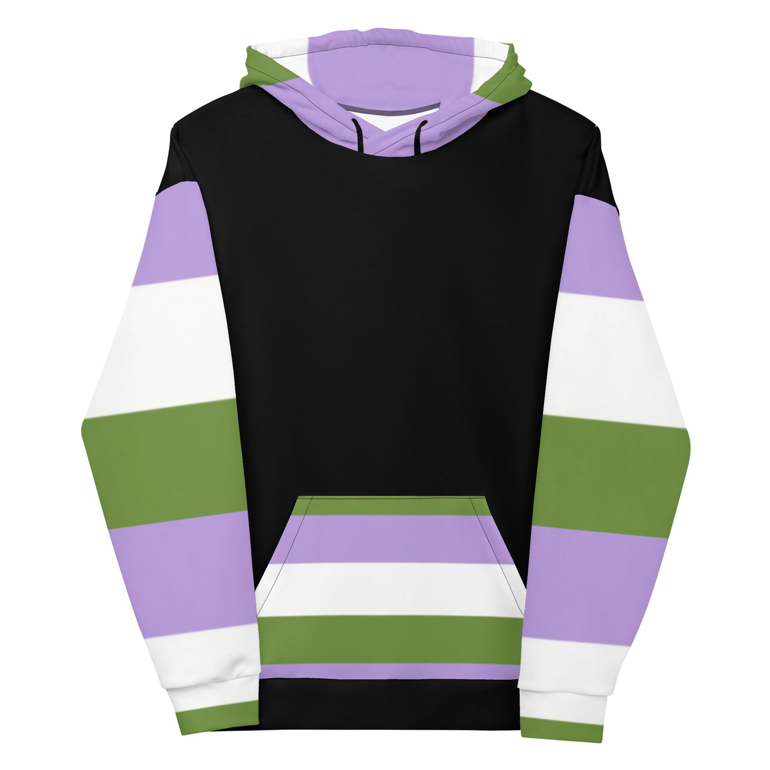 Genderqueer Pride Hoodie – Empowering Statement Design | Soft &amp; Durable Fit