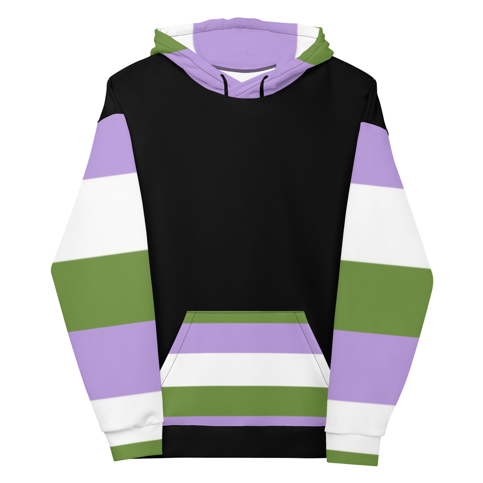 Genderqueer Pride Hoodie – Empowering Statement Design | Soft &amp; Durable Fit