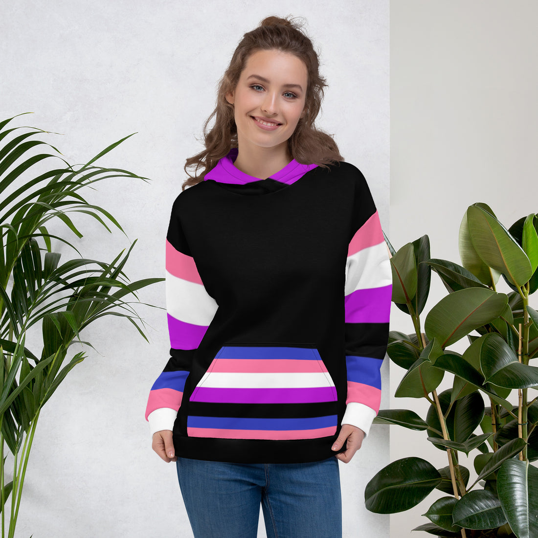Genderfluid Pride Hoodie – Soft, Inclusive and Statement-Making | Comfortable Fit