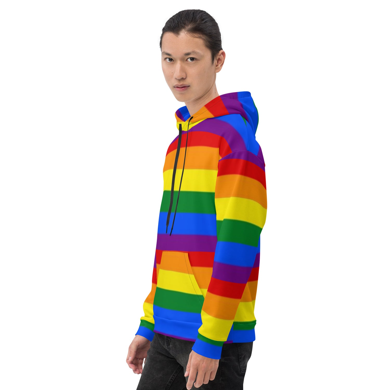 LGBTQ+ Rainbow Pride Flag Hoodie – Colourful, Inclusive &amp; Comfortable Statement Wear