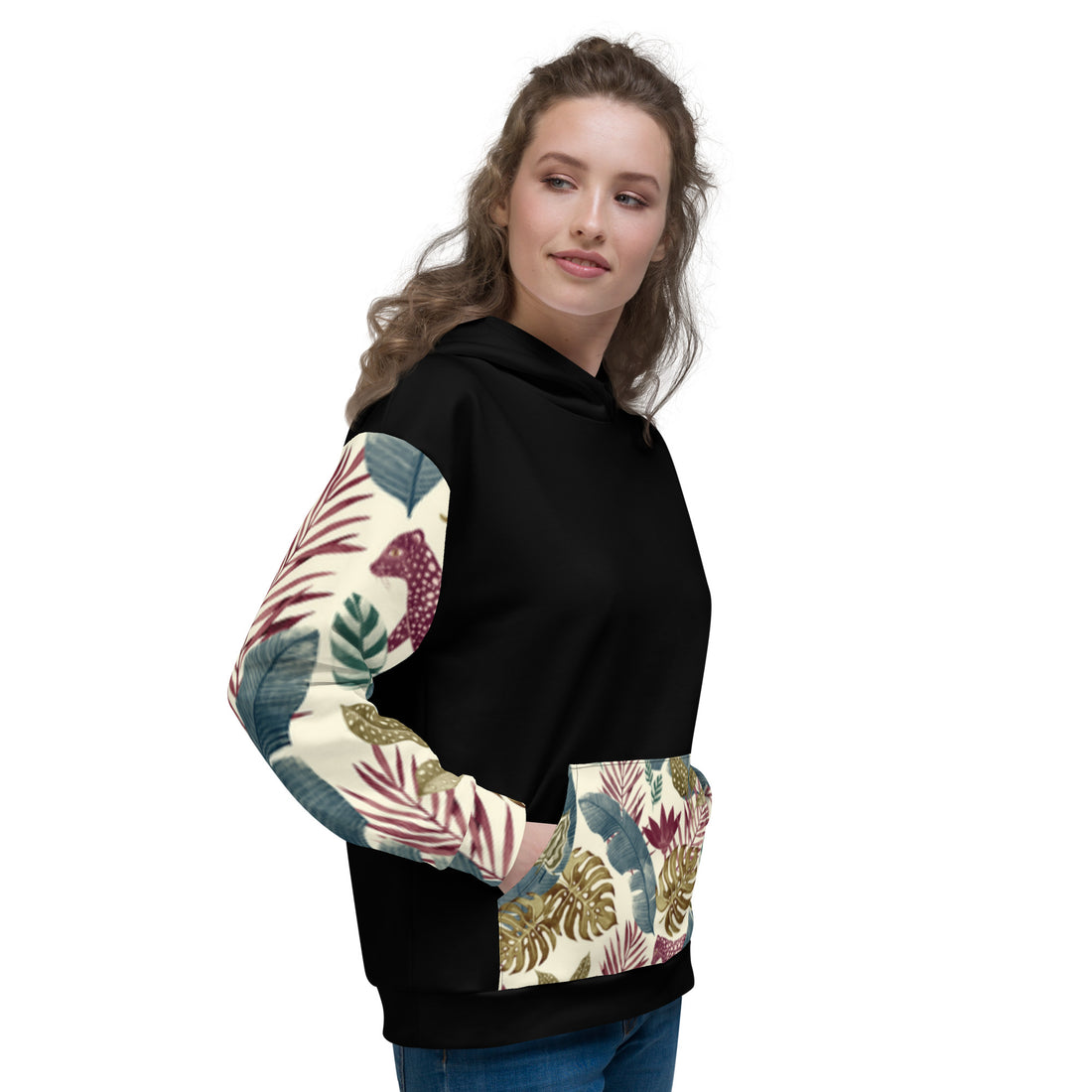 Floral Print Hoodie – photo 2