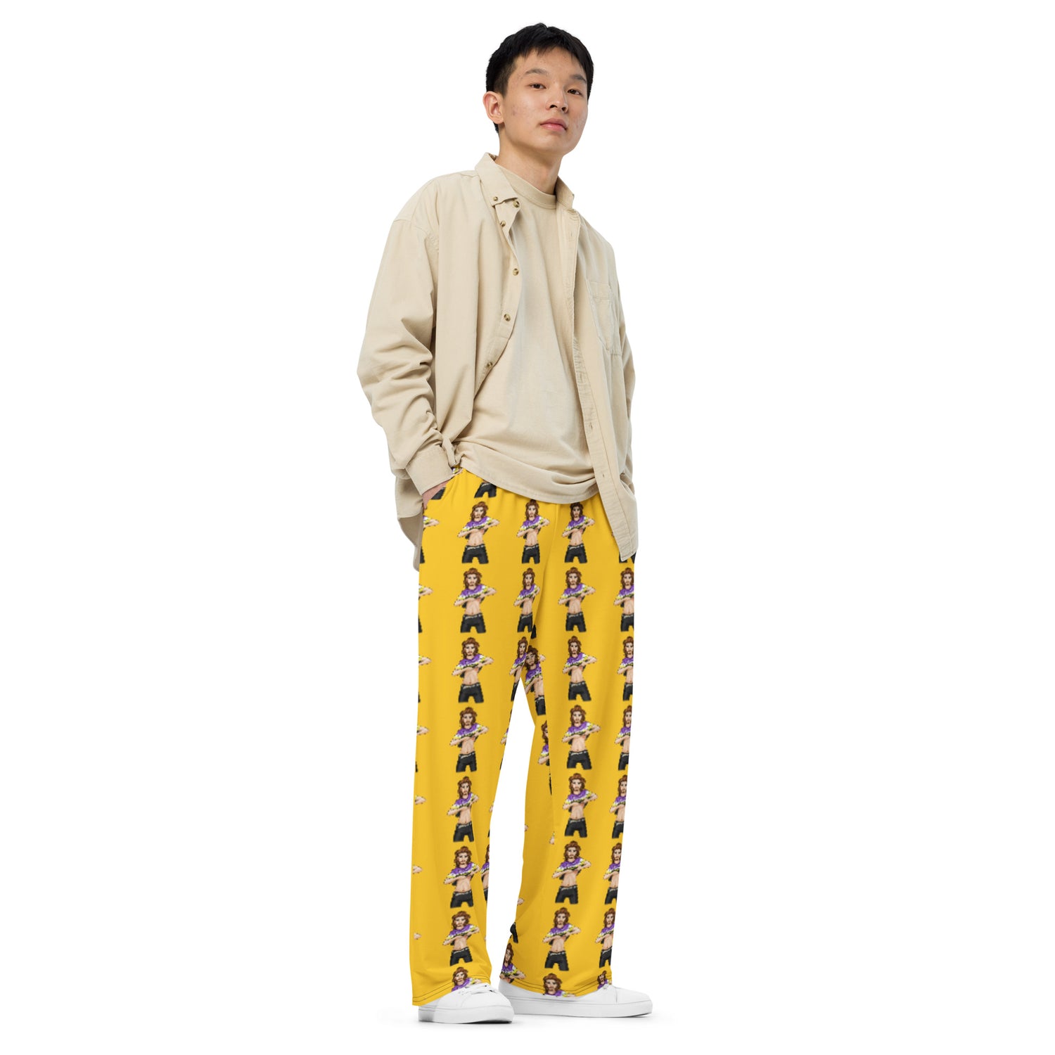 Gender-Neutral LGBTQIA+ Wide-Leg Pants – Trans &amp; Non-Binary Pride