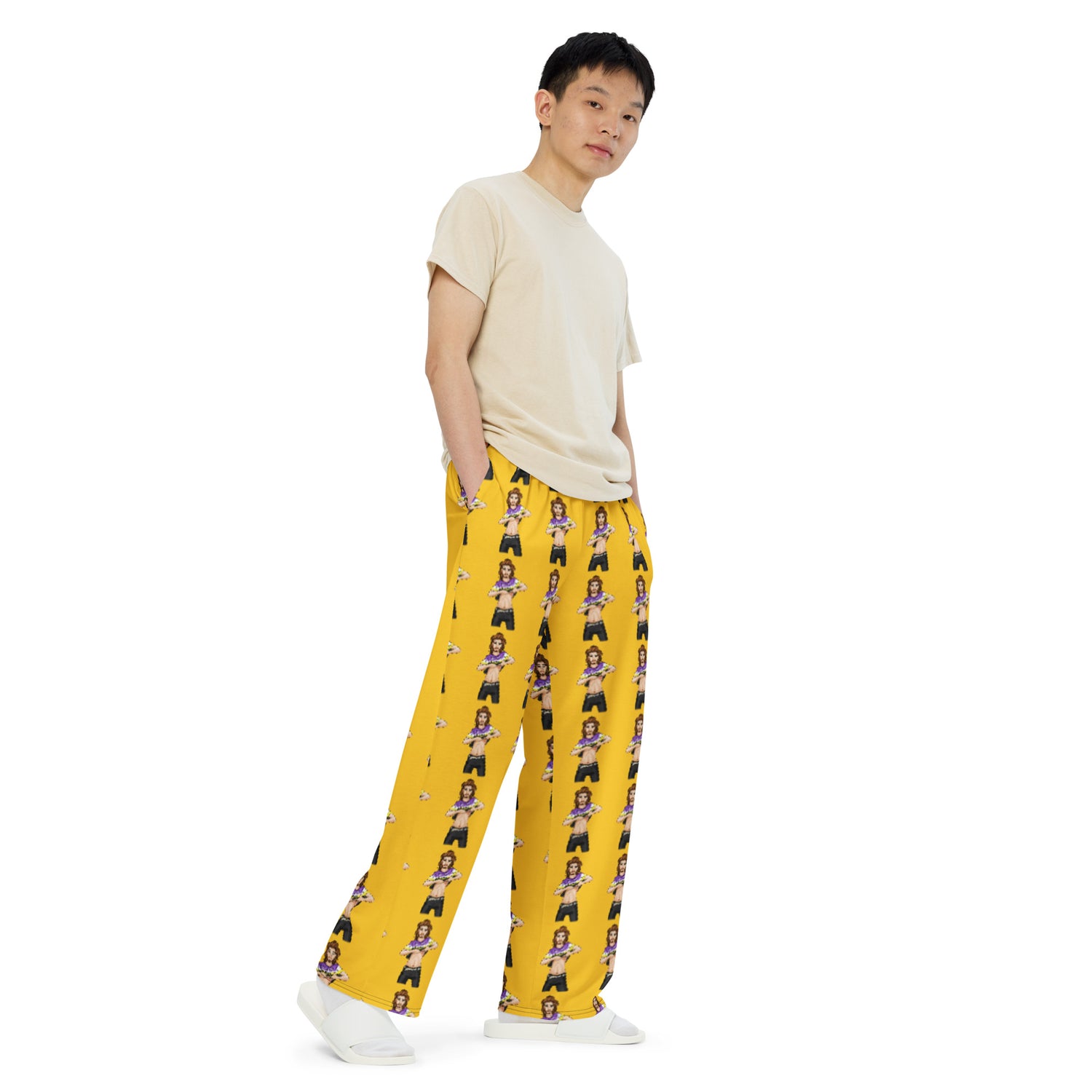 Gender-Neutral LGBTQIA+ Wide-Leg Pants – Trans &amp; Non-Binary Pride