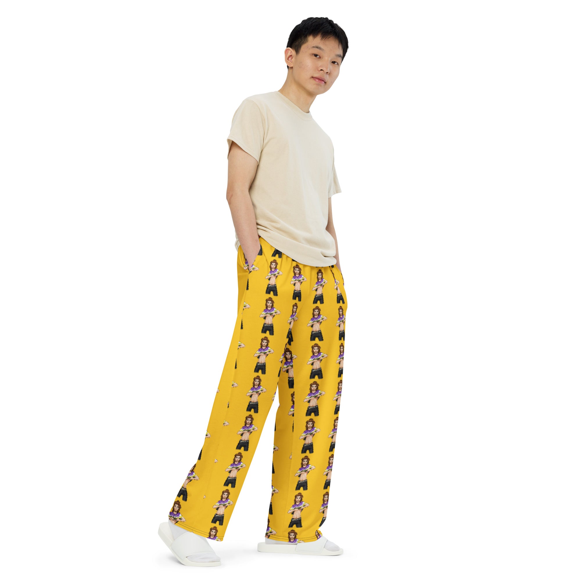 Gender-Neutral LGBTQIA+ Wide-Leg Pants – Trans &amp; Non-Binary Pride
