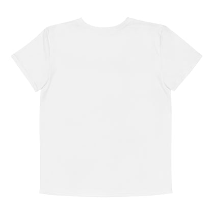 Youth Crew Neck T-Shirt – Skull in a Beret Graphic | Black Cotton Tee for Kids | Voce Lindx