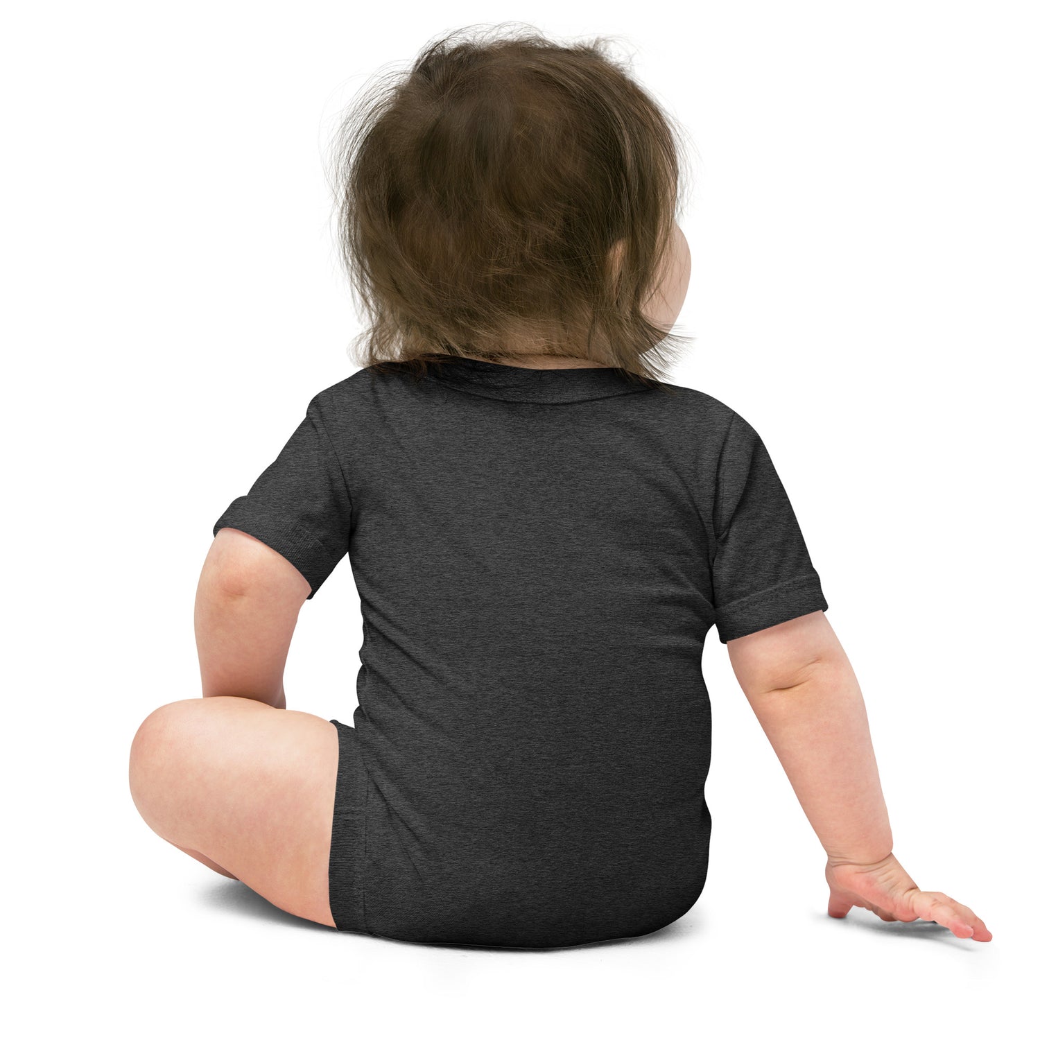 VOCE LINDX Baby Short‑Sleeve One‑Piece – Create Your Design – 100 % Cotton, Personalised &amp; Comfortable
