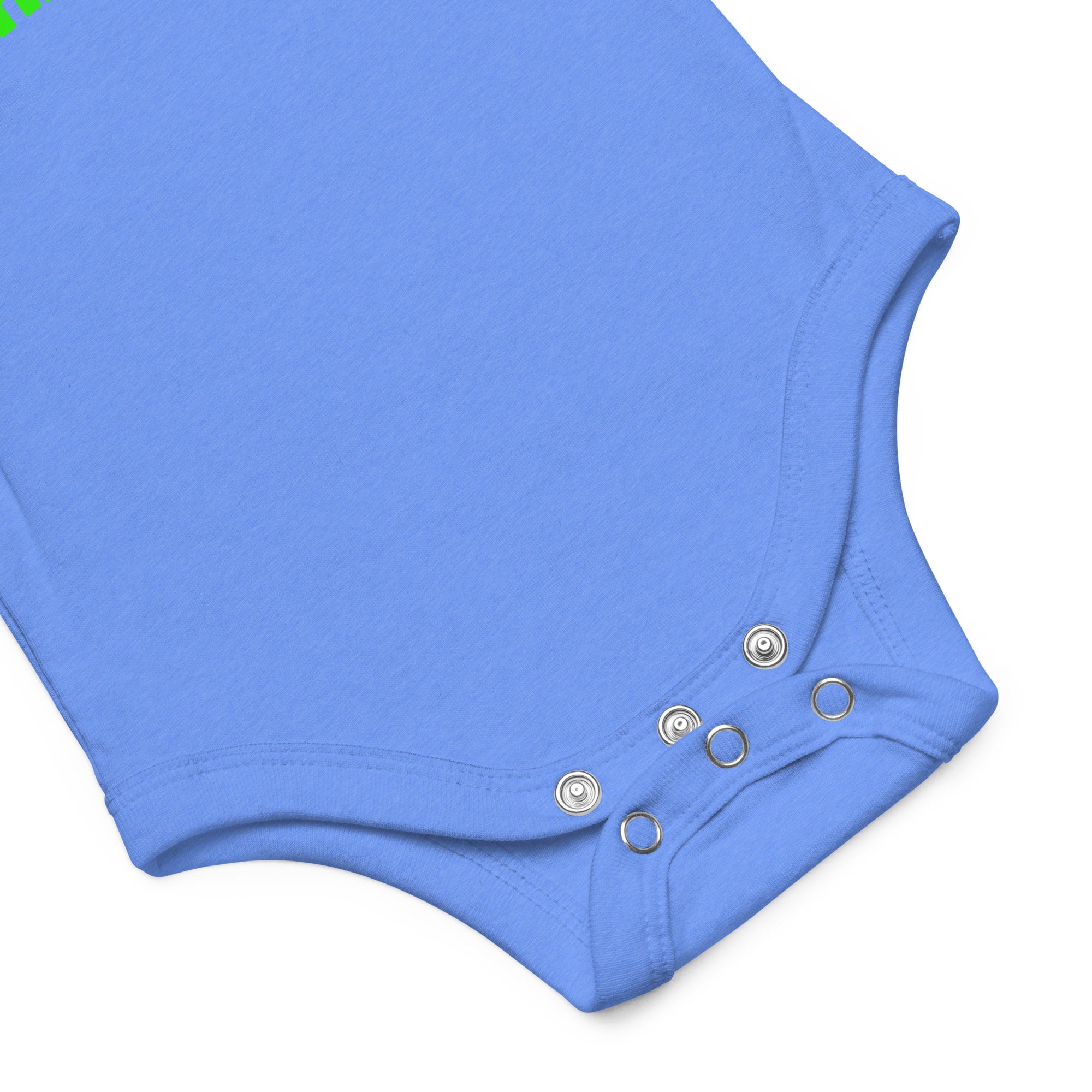 VOCE LINDX Baby Short‑Sleeve One‑Piece – Upload Your Design – 100 % Cotton, Comfy &amp; Customisable