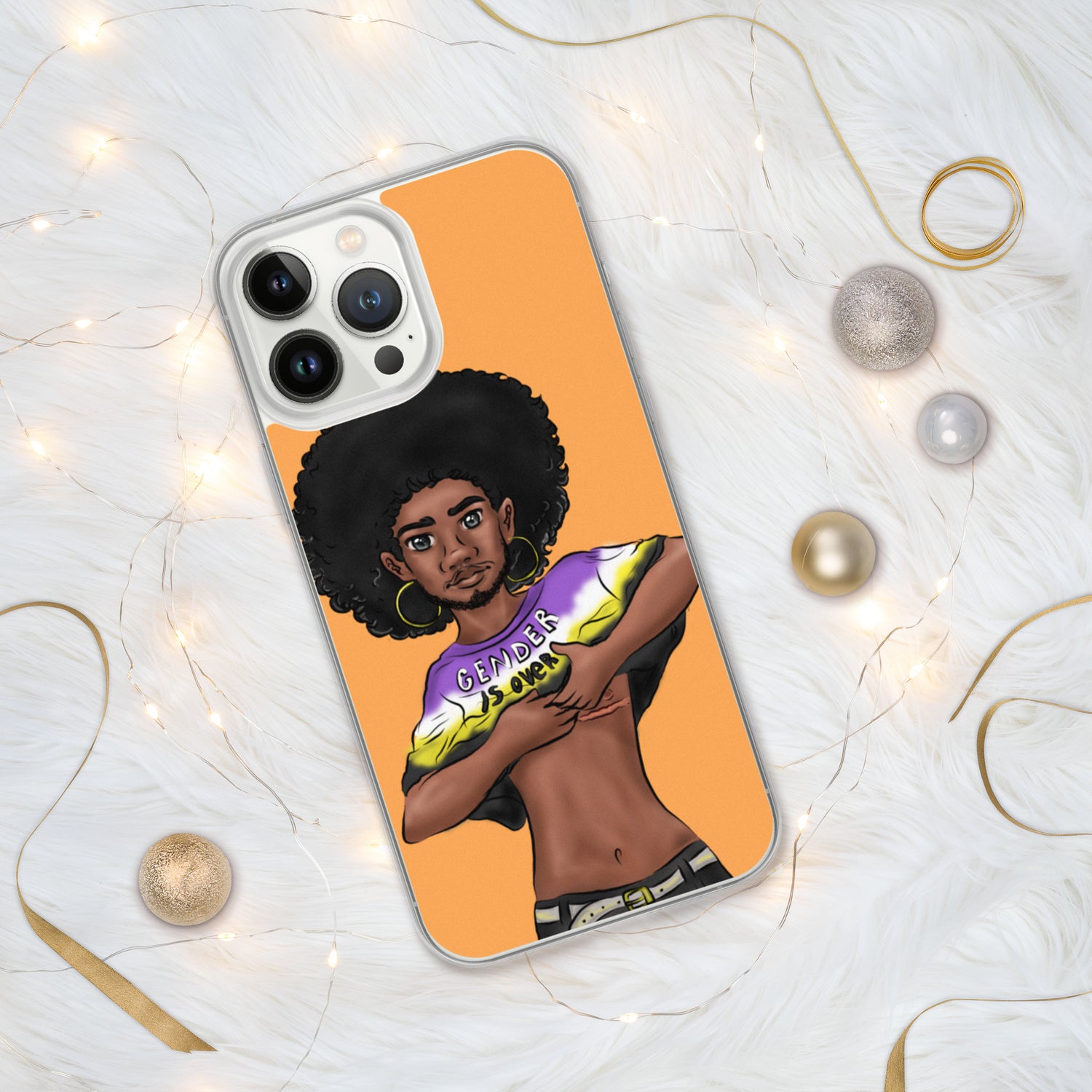 “Gender Is Over” iPhone Case , Black Representation