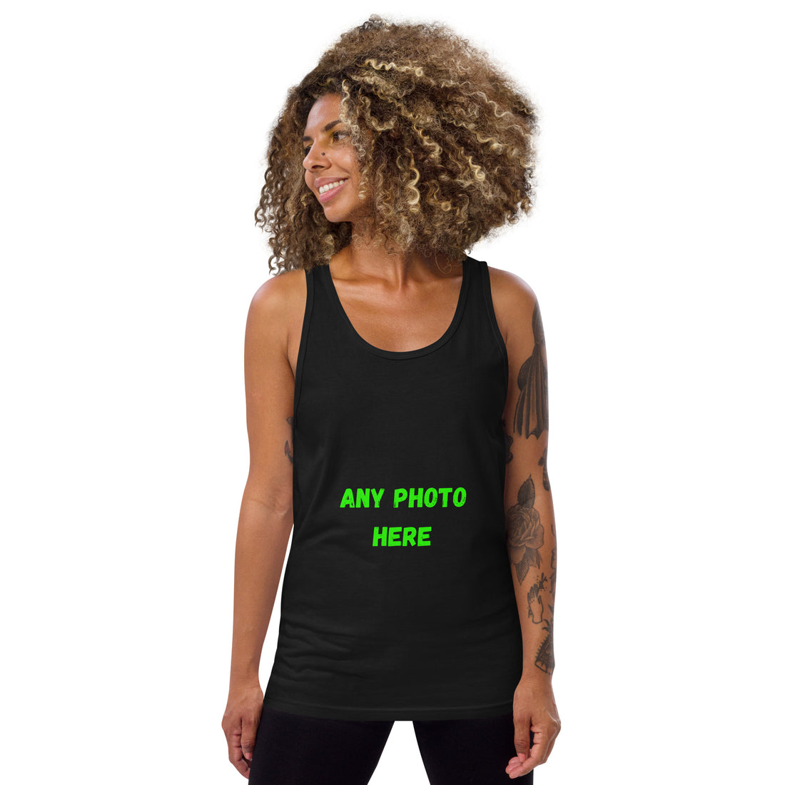 VOCE LINDX Short Sleeve T‑Shirt – Upload Your Photo or Image – 100 % Cotton Jersey, Personalised &amp; Comfortable