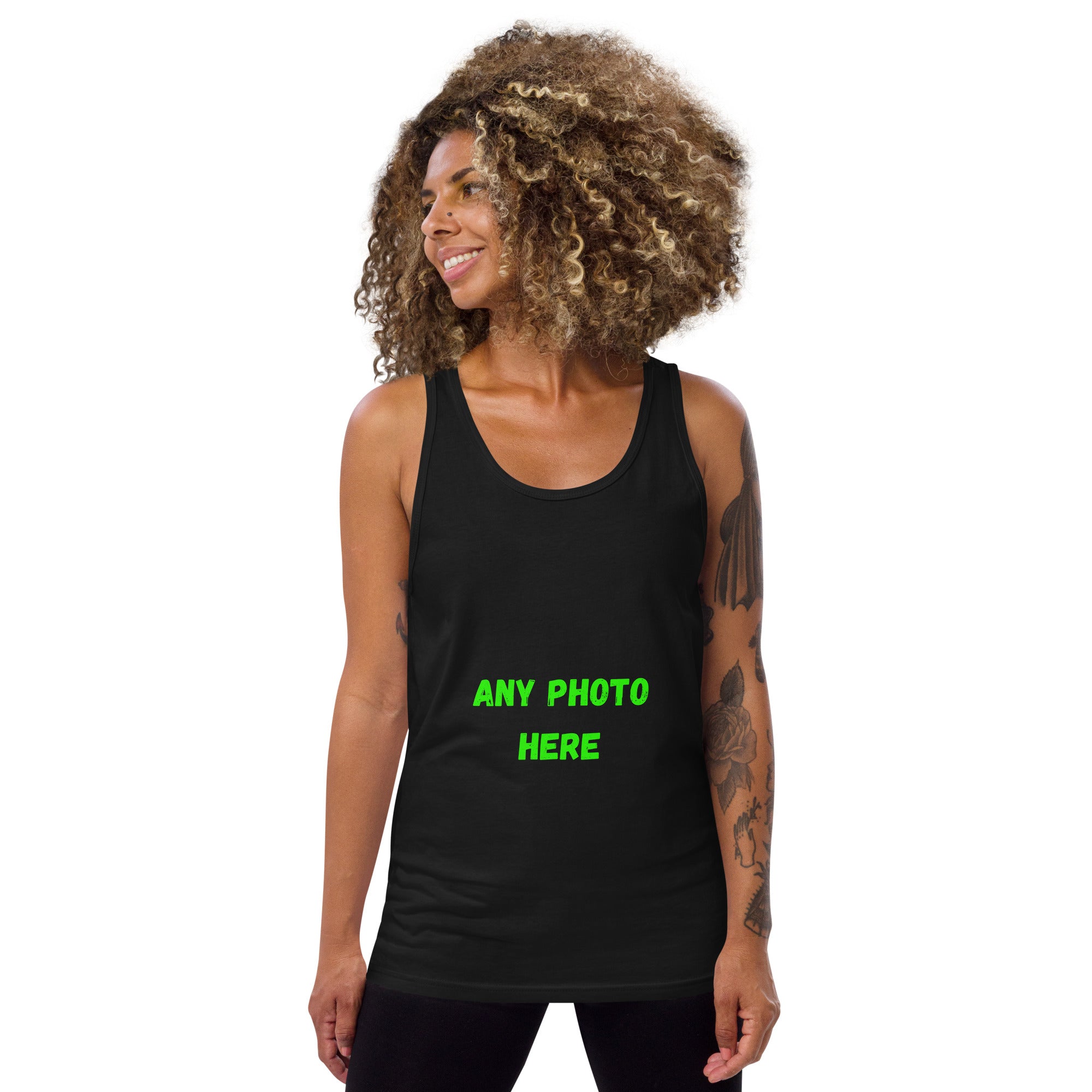 VOCE LINDX Short Sleeve T‑Shirt – Upload Your Photo or Image – 100 % Cotton Jersey, Personalised &amp; Comfortable