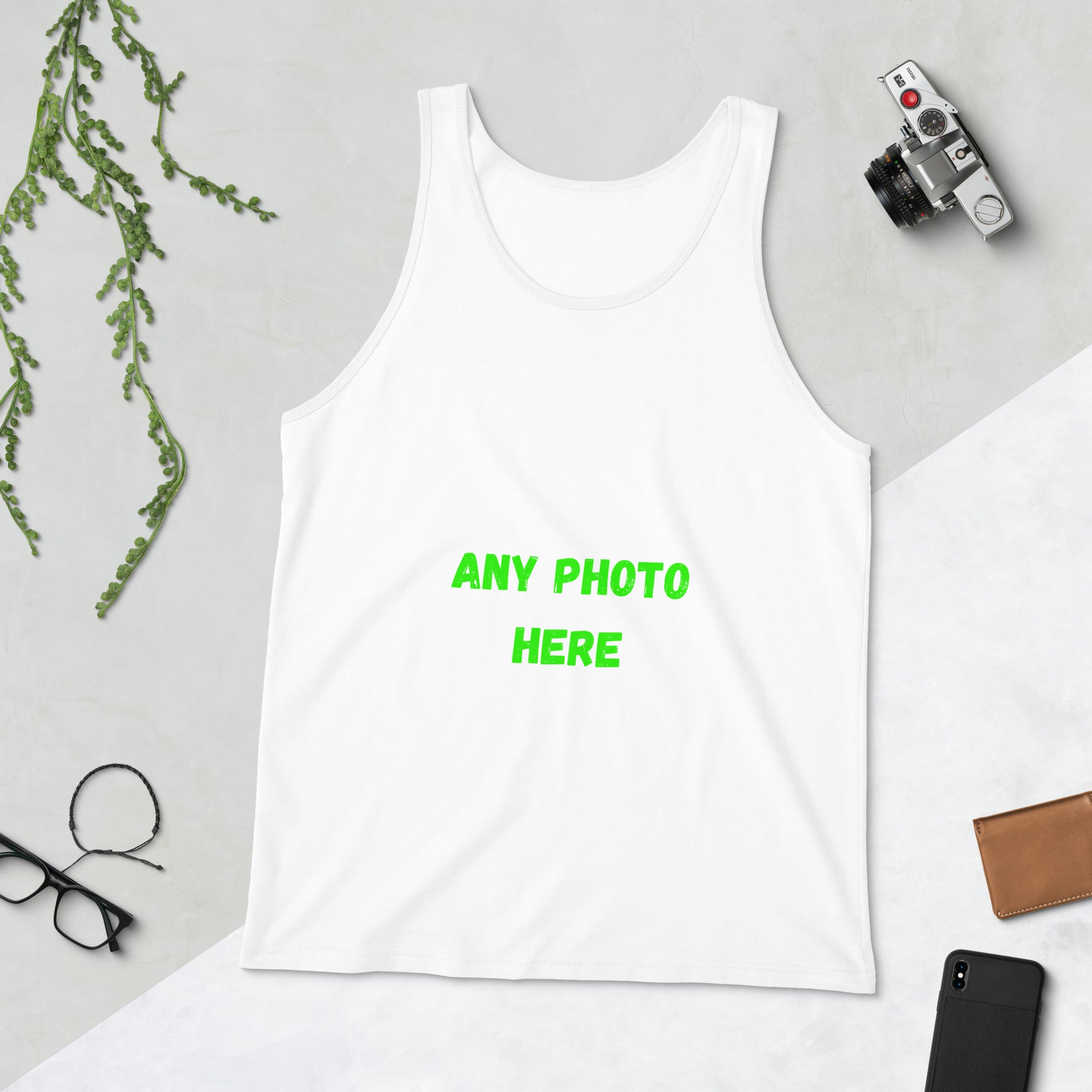 VOCE LINDX Short Sleeve T‑Shirt – Upload Your Photo or Image – 100 % Cotton Jersey, Personalised &amp; Comfortable