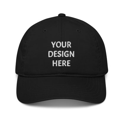 VOCE LINDX Organic Hat – Custom Design or Text – 100 % Organic Cotton Cap, Eco‑Friendly &amp; Personalised