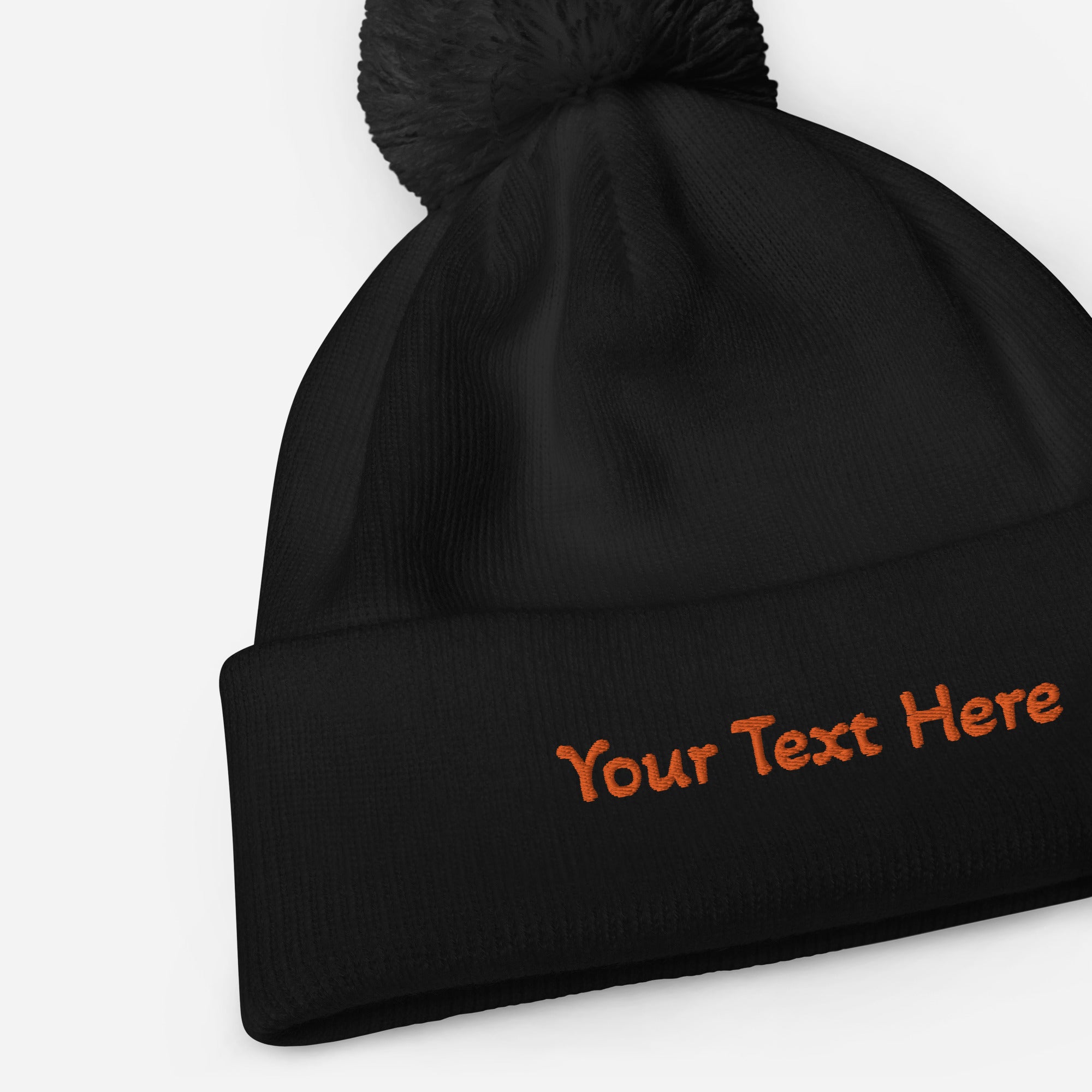 VOCE LINDX Pom‑Pom Beanie – Double‑Layer Knit, Recycled Blend, Soft &amp; Inclusive Winter Hat