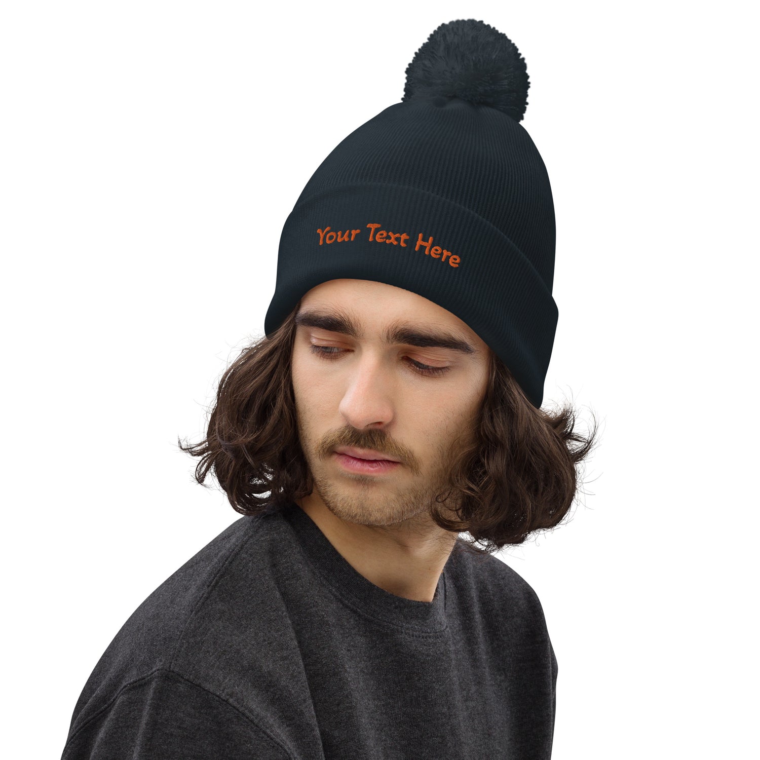 VOCE LINDX Pom‑Pom Beanie – Double‑Layer Knit, Recycled Blend, Soft &amp; Inclusive Winter Hat