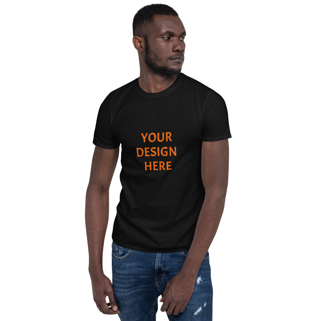 VOCE LINDX Short Sleeve All‑Genders Tee – Create Your Own Design – 100 % Cotton Jersey, Personalised &amp; Inclusive