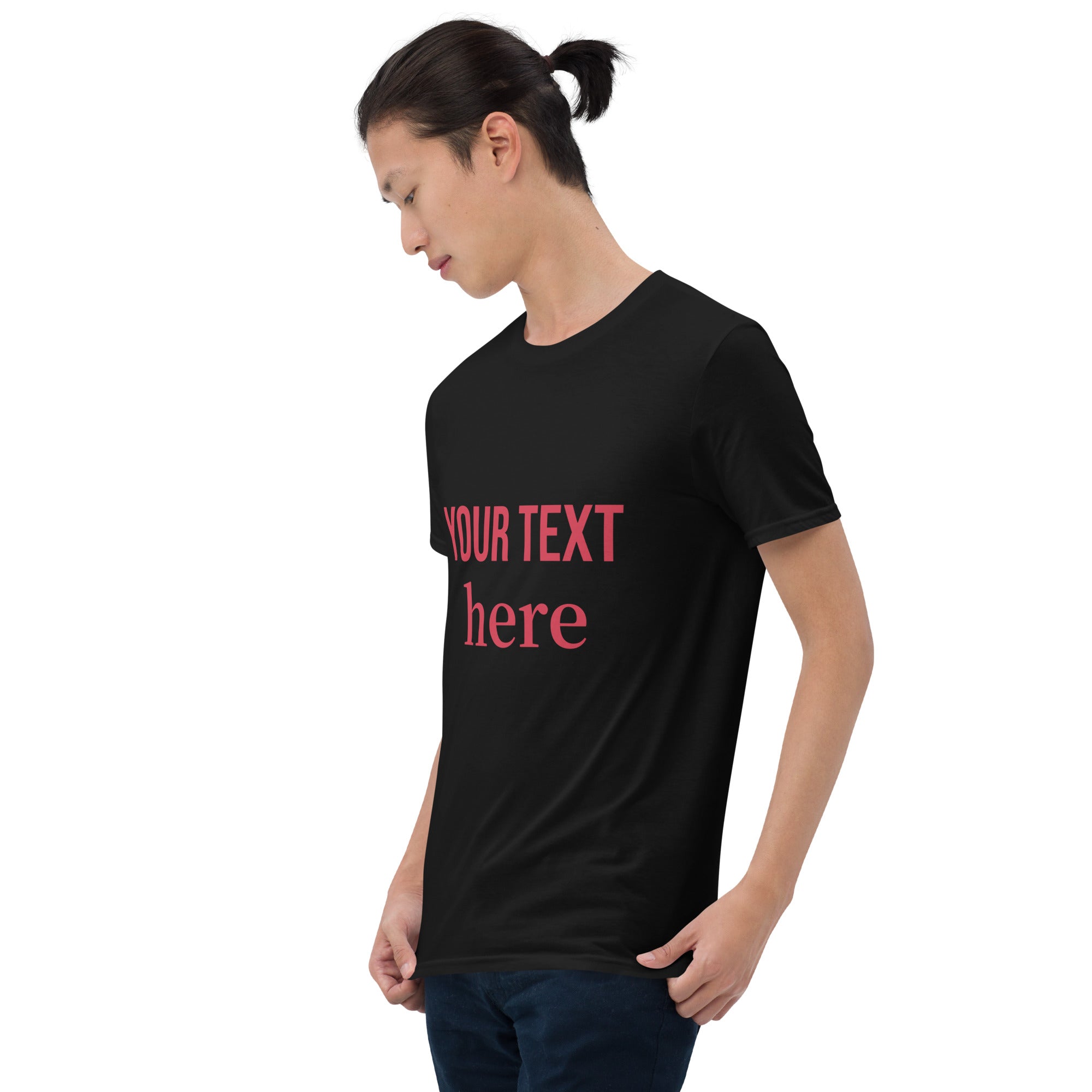VOCE LINDX Short Sleeve Tee – Create Your Own Design – 100 % Cotton Jersey, Personalised &amp; Comfortable