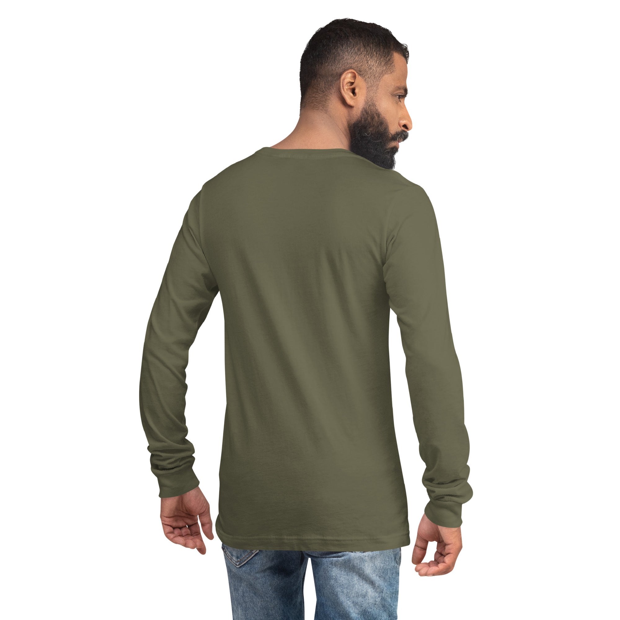 VOCE LINDX Long Sleeve Tee – Upload Your Photo or Design – 100% Cotton Jersey, Comfortable &amp; Customisable