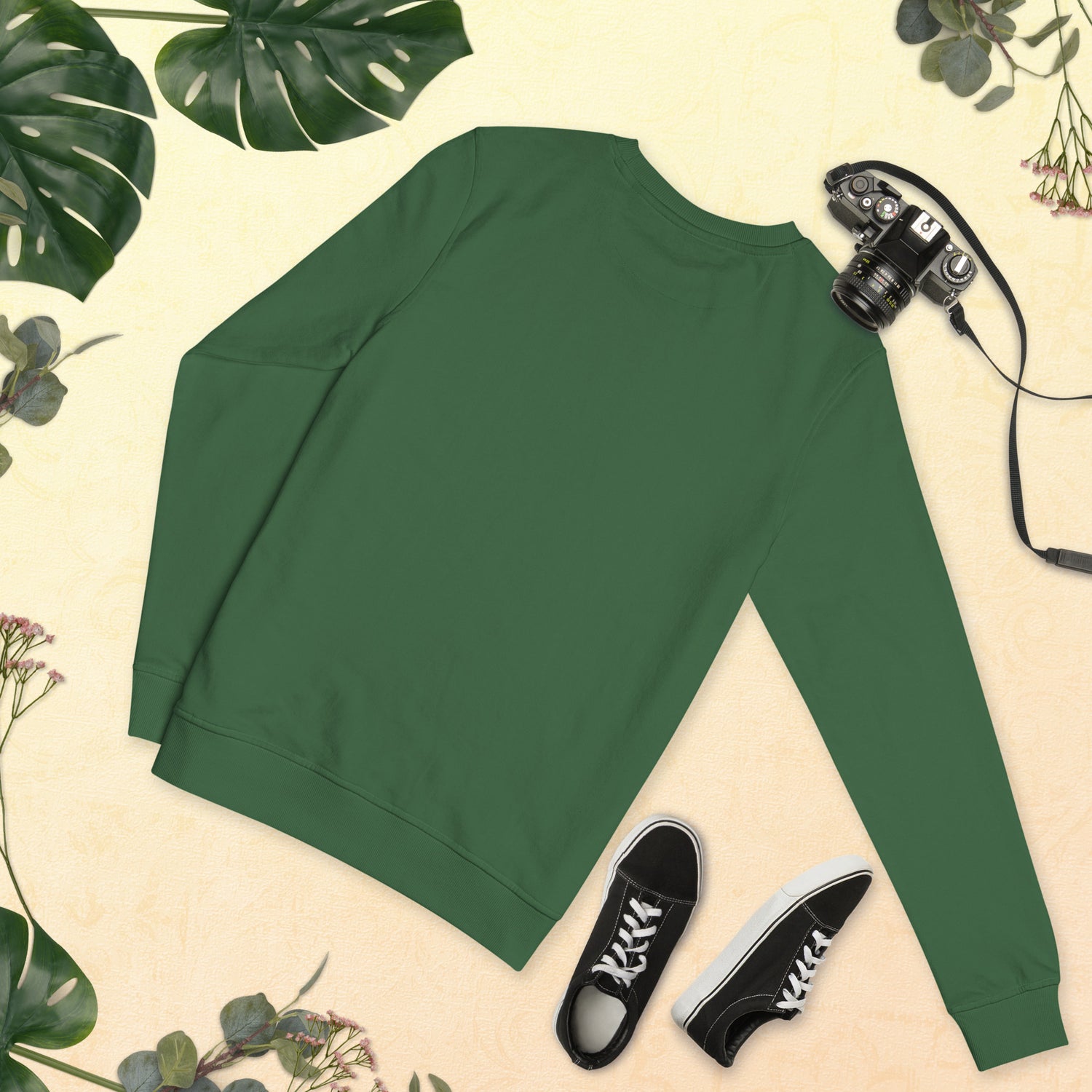 VOCE LINDX Organic Cotton Sweatshirt – Mid‑Weight Relaxed Fit, Crew Neck, Sustainable &amp; Inclusive