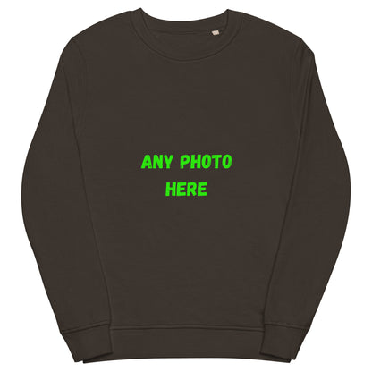 VOCE LINDX Organic Cotton Sweatshirt – Mid‑Weight Relaxed Fit, Crew Neck, Sustainable &amp; Inclusive