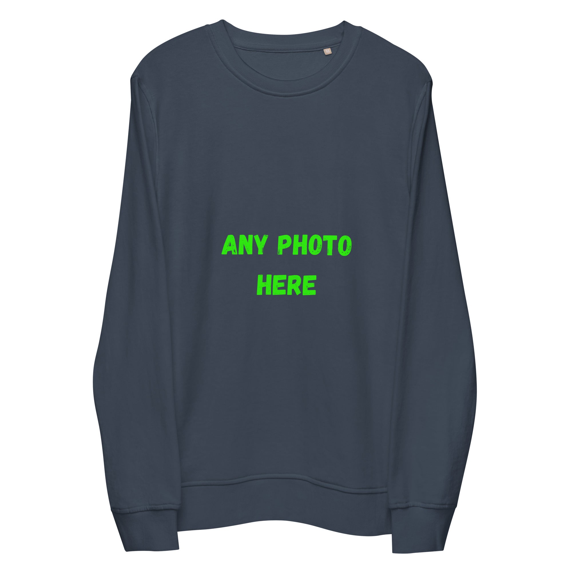 VOCE LINDX Organic Cotton Sweatshirt – Mid‑Weight Relaxed Fit, Crew Neck, Sustainable &amp; Inclusive