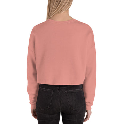 VOCE LINDX Cropped Sweatshirt – 50/50 Cotton–Poly Fleece, Ribbed Cuffs &amp; Raw Hem – Custom Artwork